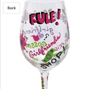 Lolita ‘Girlfriends Rule!” Wine glass gift